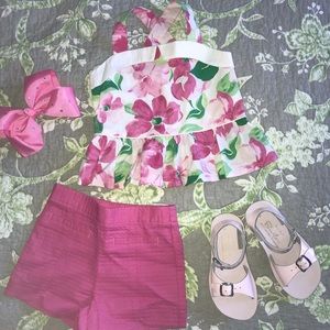 Gorgeous Janie & Jack Top & Shorts Set